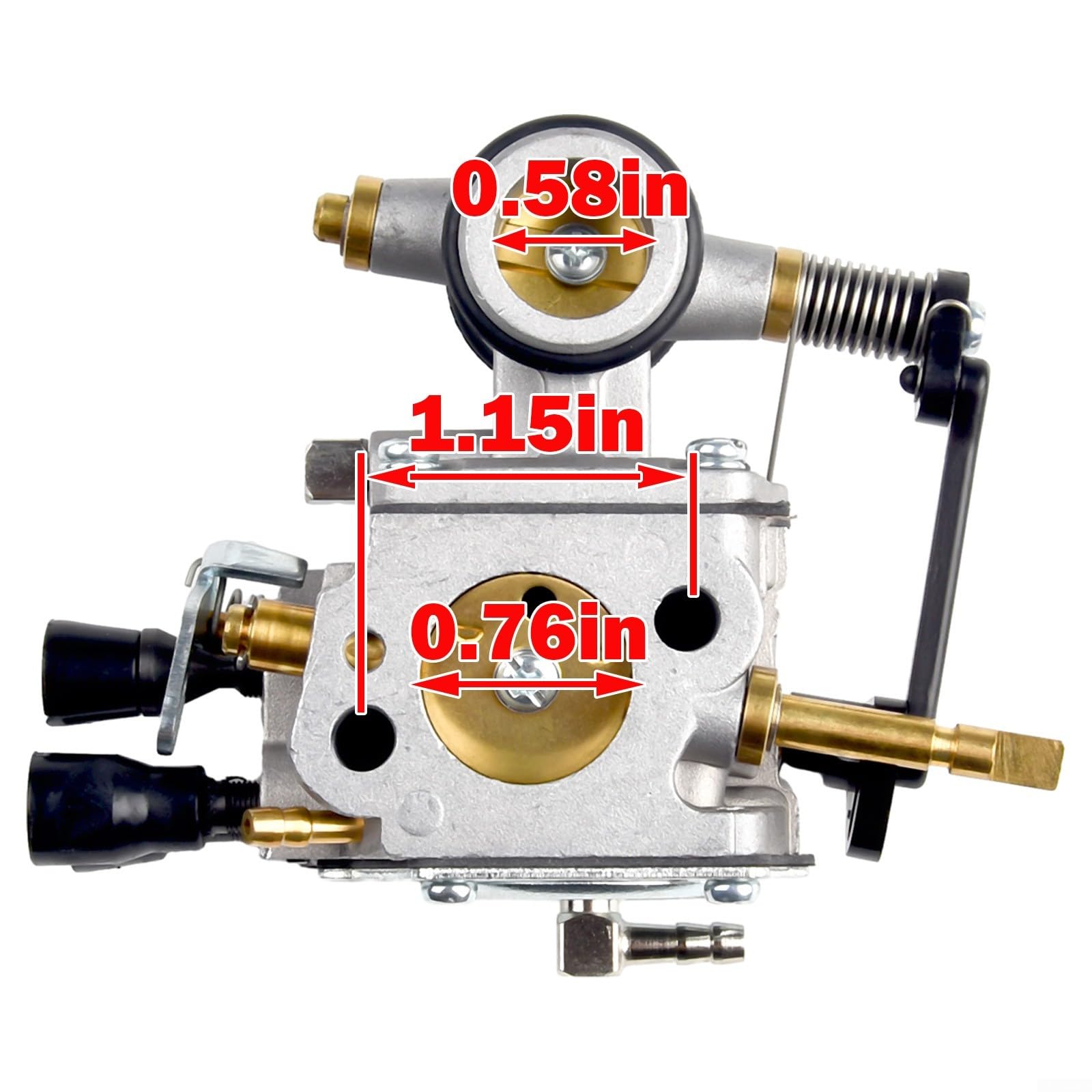 Carburador robusto para cortacésped de 52 cc para motosierra