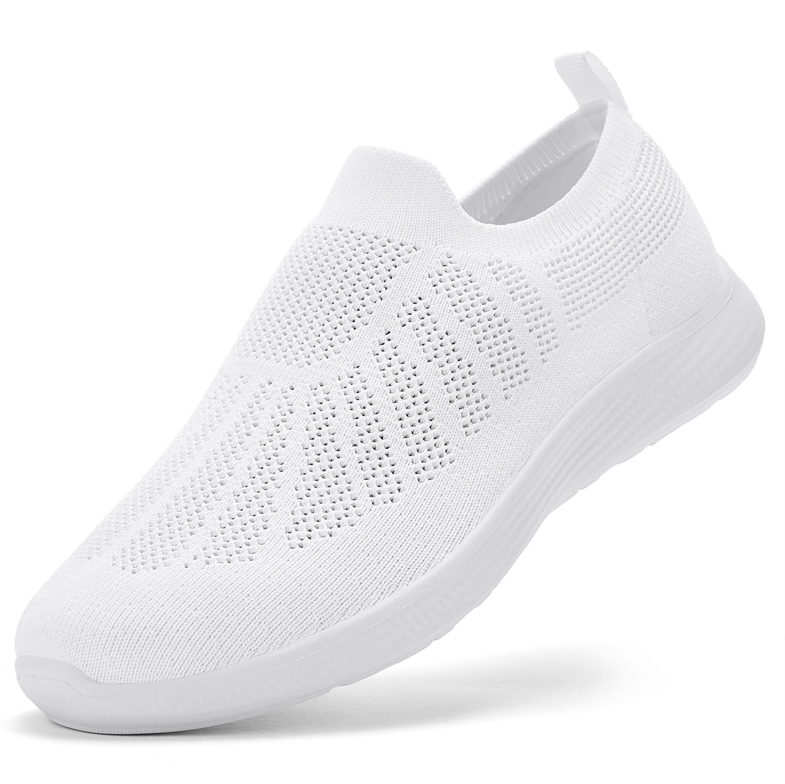 Puxowe Sneaker Damen Slip On Freizeit Laufschuhe Memory Foam Bequeme Sportschuhe für Walking Jogging