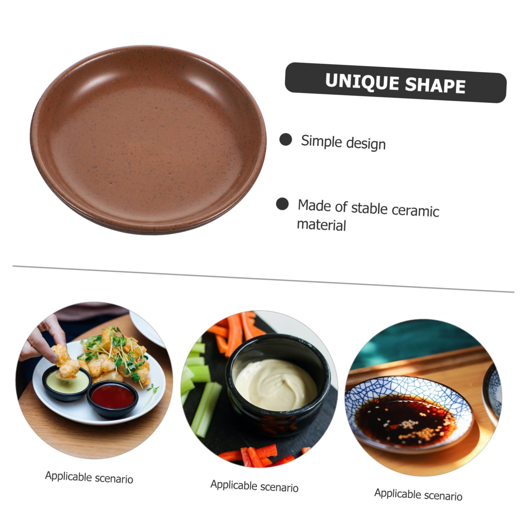 OFFSCH Ceramic Snack Plate Decorative Food Tray for Appetizers Fruits and Dried Snacks Sturdy and Design with Stable Base for Parties and Everyday Use