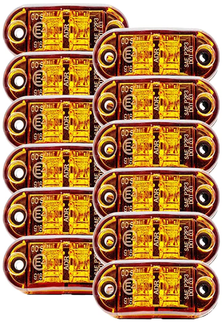 RED LED SIDE MARKER LAMP BUS TRUCK LORRY ROOF LAMP SIDE MARKER LAMP - View #11