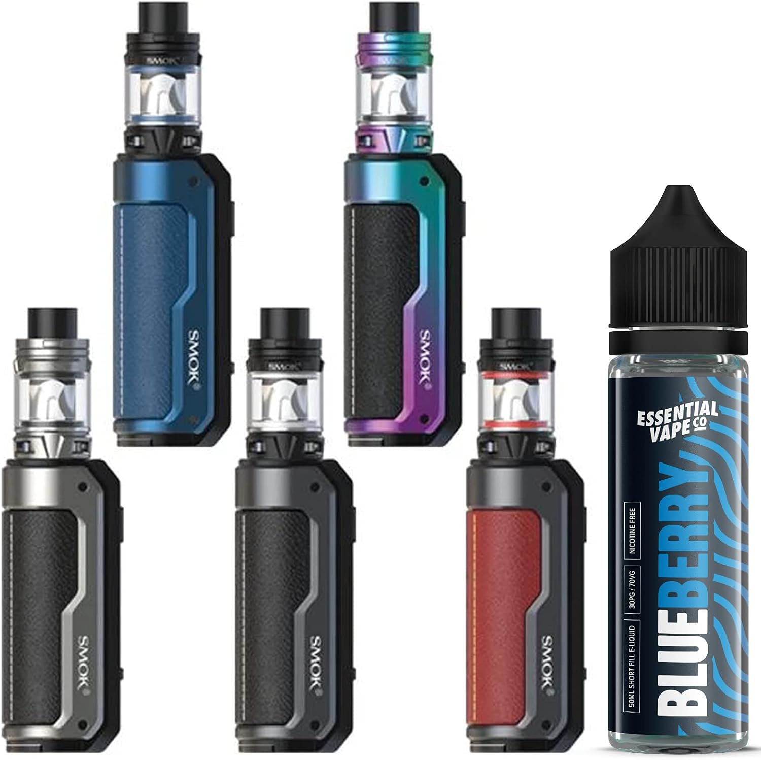 Smok Fortis 80 Vape Kit 80W Single 18650/21700 E Cigarette LED