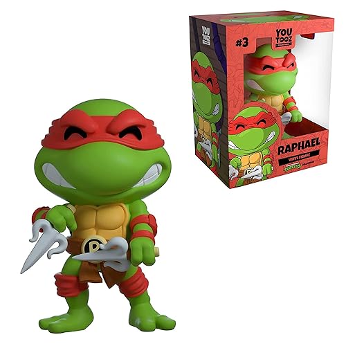 Youtooz - Figura de vinilo de Raphael de 4.2 pulgadas, figura coleccionable de las Tortugas Ninja Mutantes Adolescentes de Rafael por Youtooz