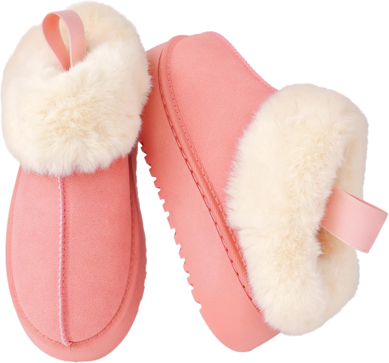 暖かいふわふわスリッパが可愛い！しまむらのおすすめ レディース ファジースリッパ 毛皮のようなストラップスリッパ 低反発素材 スエードスリッパ スリッポン ファーサンダル プラットフォ