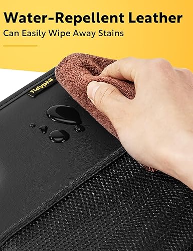 Miniatura 5 de Organizador de asiento de automóvil, organizador de asiento delantero, organizador plegable para automóvil y almacenamiento para asiento trasero y