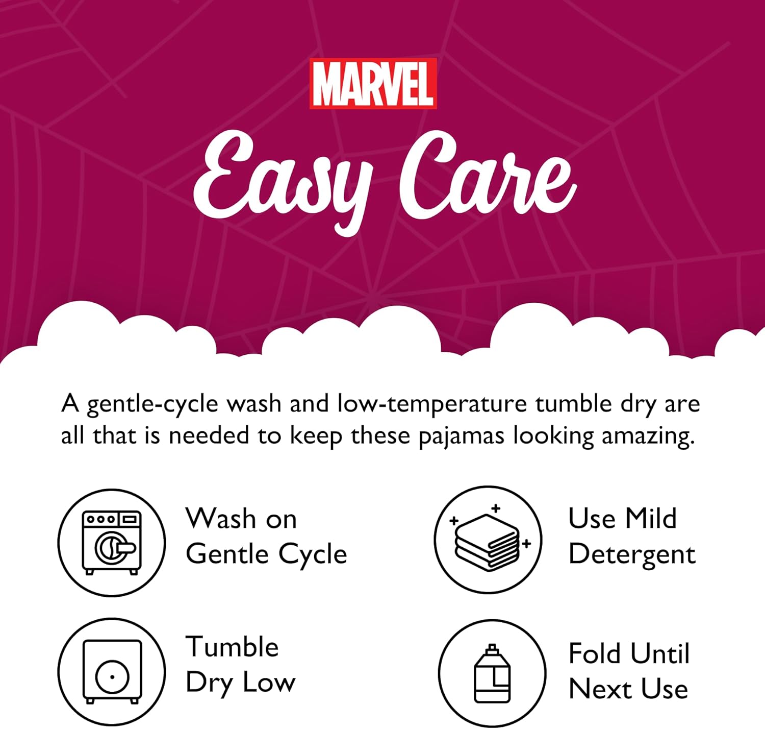 Marvel Boys' 6-piece Snug-fit Cotton Pajama Set, Soft & Cute for Kids, Comfortable Nightwear - Image 7