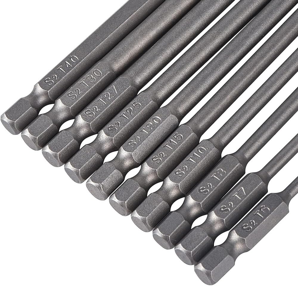 ChgImposs Lot 3 Tiges D'Extension Magnétiques Perceuse 60/100/150 Mm – Embouts 1/4" Hex Magnétiques