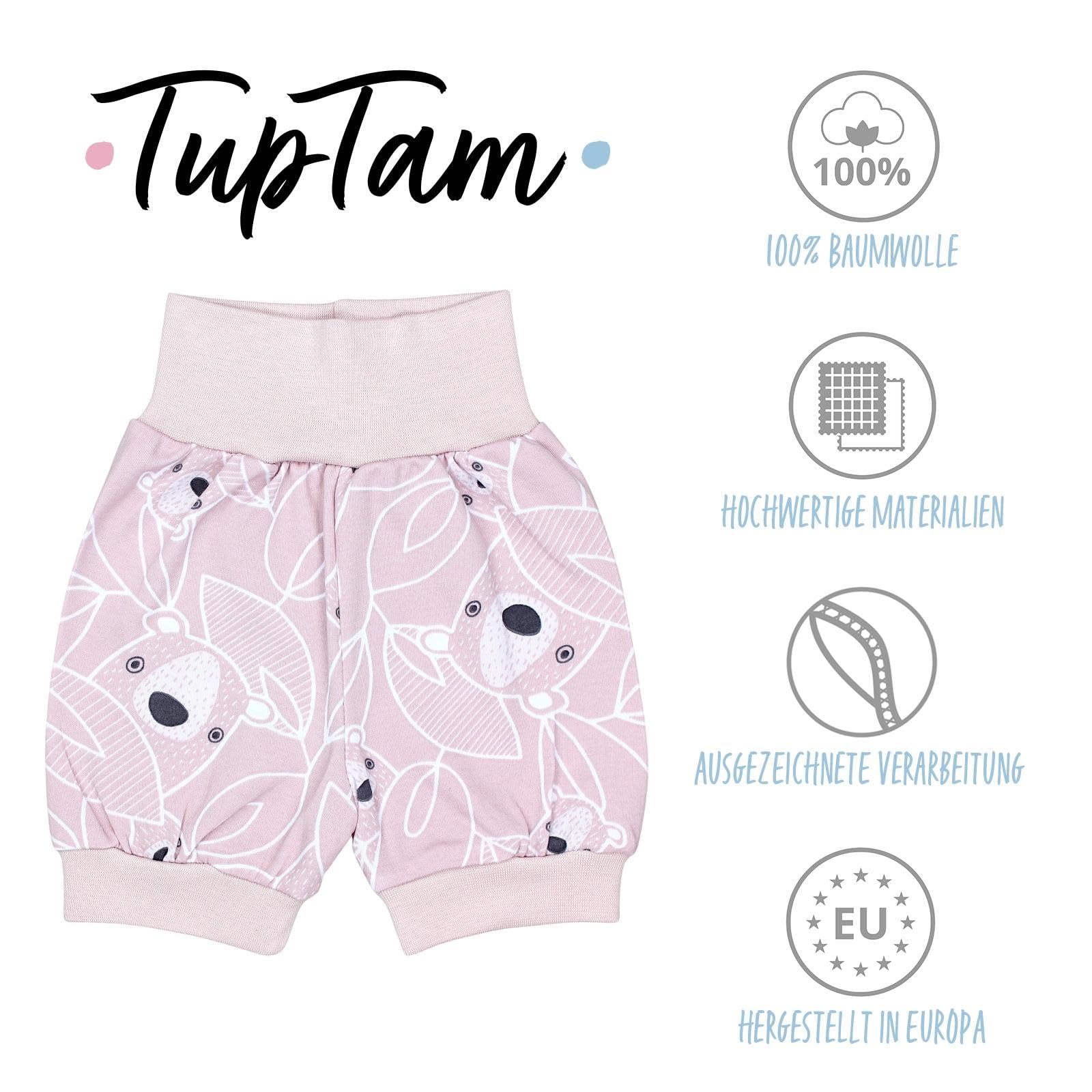 TupTam Shorts Pantalon Bébés Filles 5 Pièces