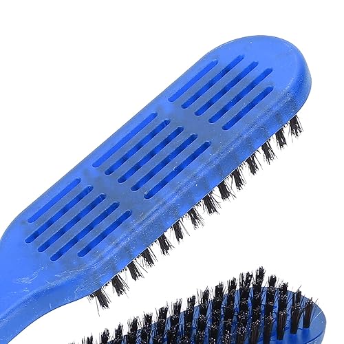Miniatura 9 de Cepillo de pelo con abrazadera de doble cara, cepillo de pelo de cerdas, antiestático, resistente al calor, peine desenredante para cabello húmedo,