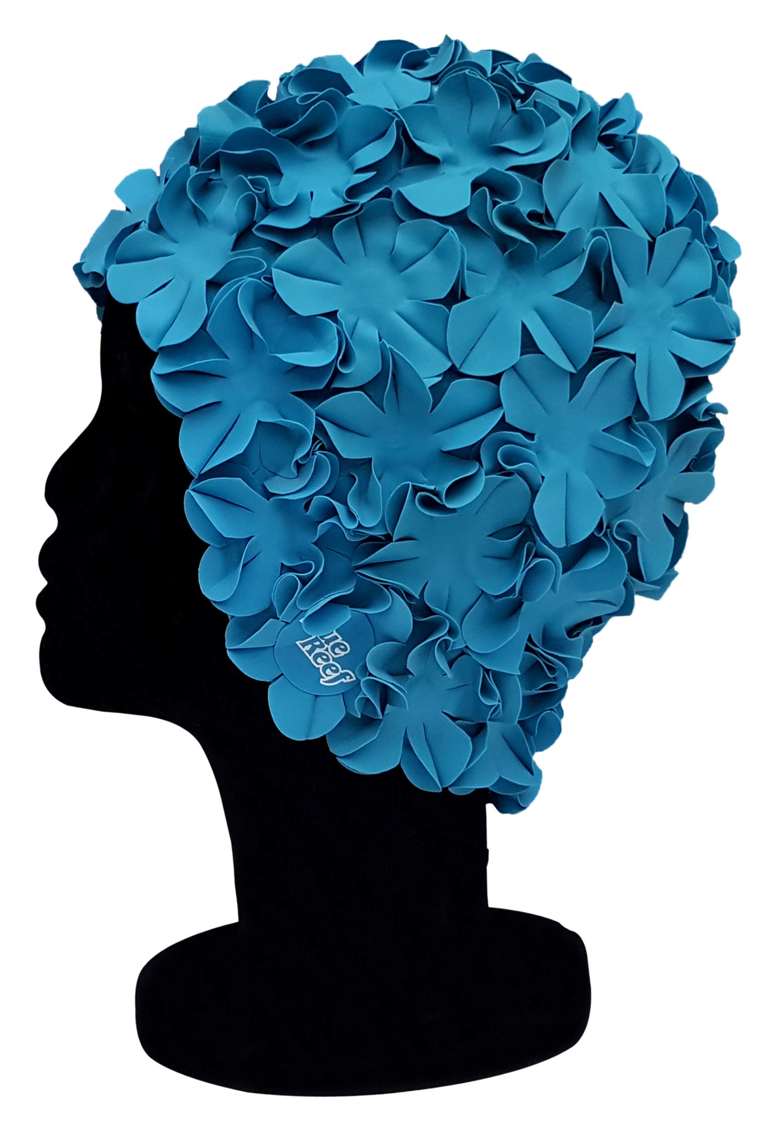 Cuffia Da Nuoto Vintage Con Petali Di Fiori 3D - Taglia Unica Per Donne, Stile Retr&ograve; Ed Elegante