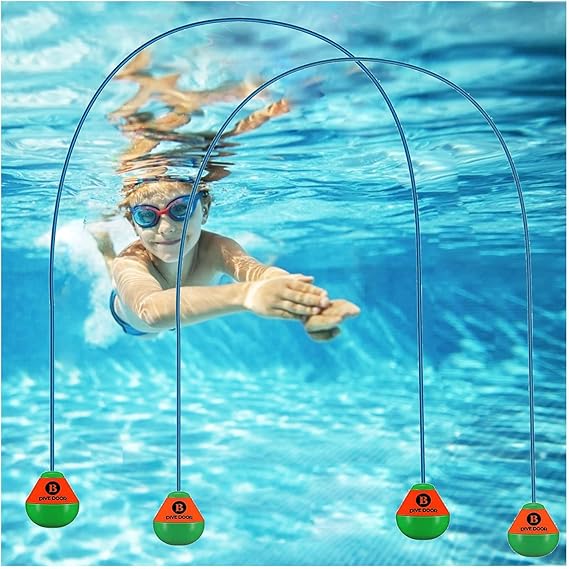 WZERHO Swimming Pool Toys for Kids, Diving Toys Set Swim Sinkers Dive