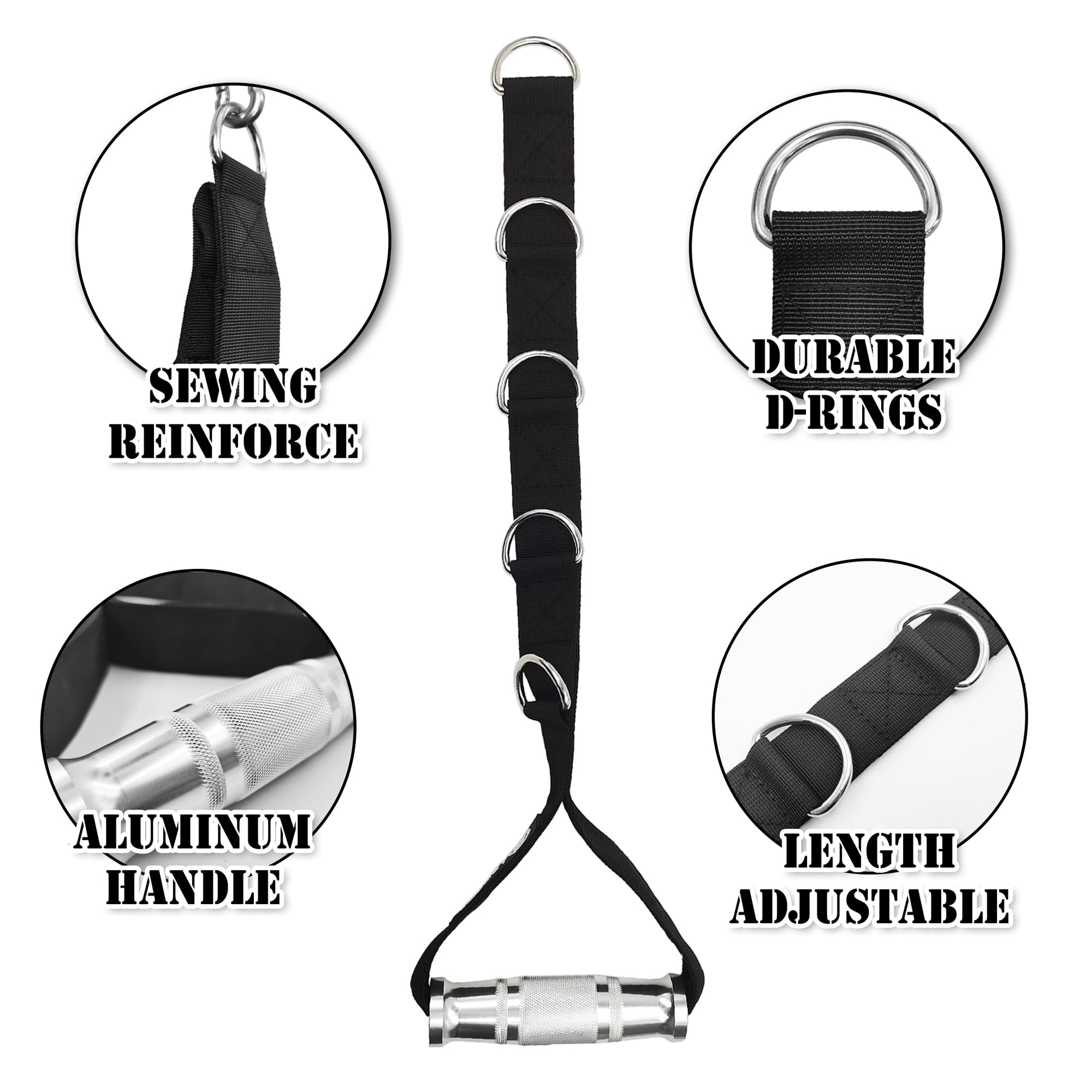 Agarre Gimnasio Maquina Gimnasio Mango En D Para Bandas De