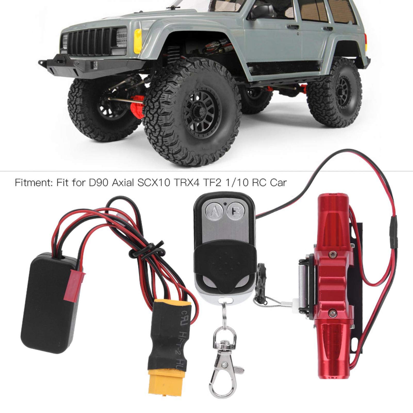 Télécommande Contrôleur De Treuil Compatible SCX10 D90 D110 TF2 KM2 RC - XT60 Ou Prise T