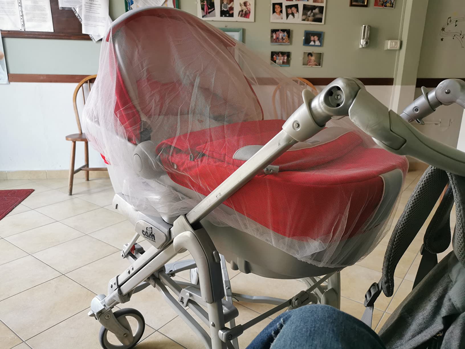 Zanzariera Universale Per Passeggino Con Cerniera - Nero, Per Culle E Lettini