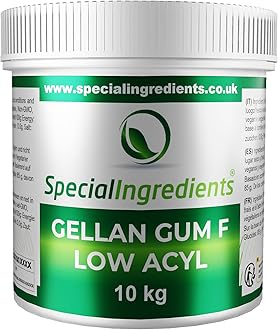 Gellan Gum Low Acyl 10kg Premium Quality Powder Non-GMO, Gluten Free – Recyclable Container