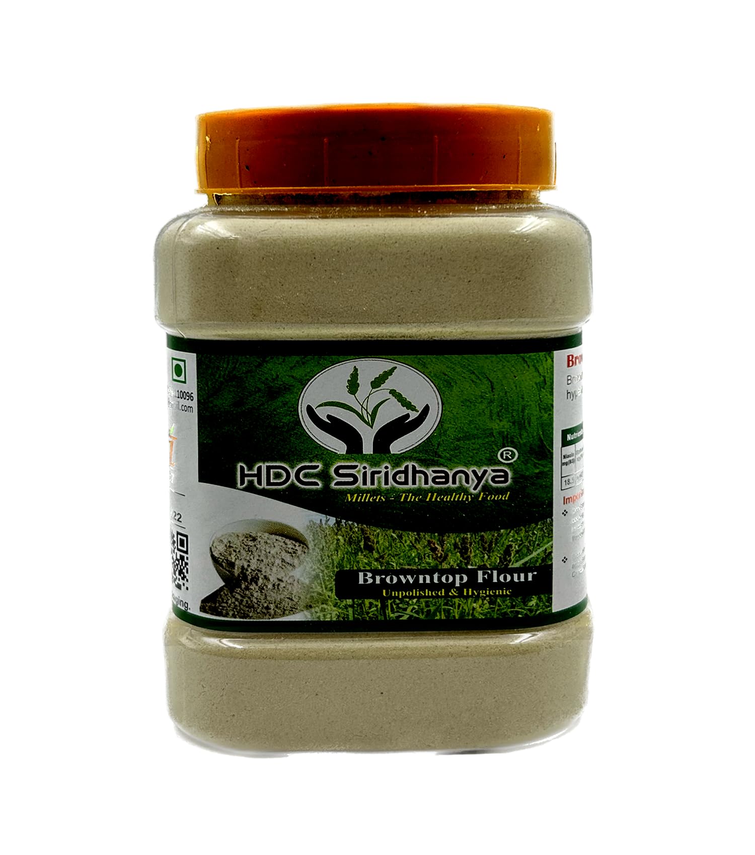 HDC Siridhanya Unpolished and organic positivve Browntop flour 900gm, hygienic packed in Jar, organically grown from Andhra pradesh (B093SY313P) Amazon Price History, Amazon Price Tracker