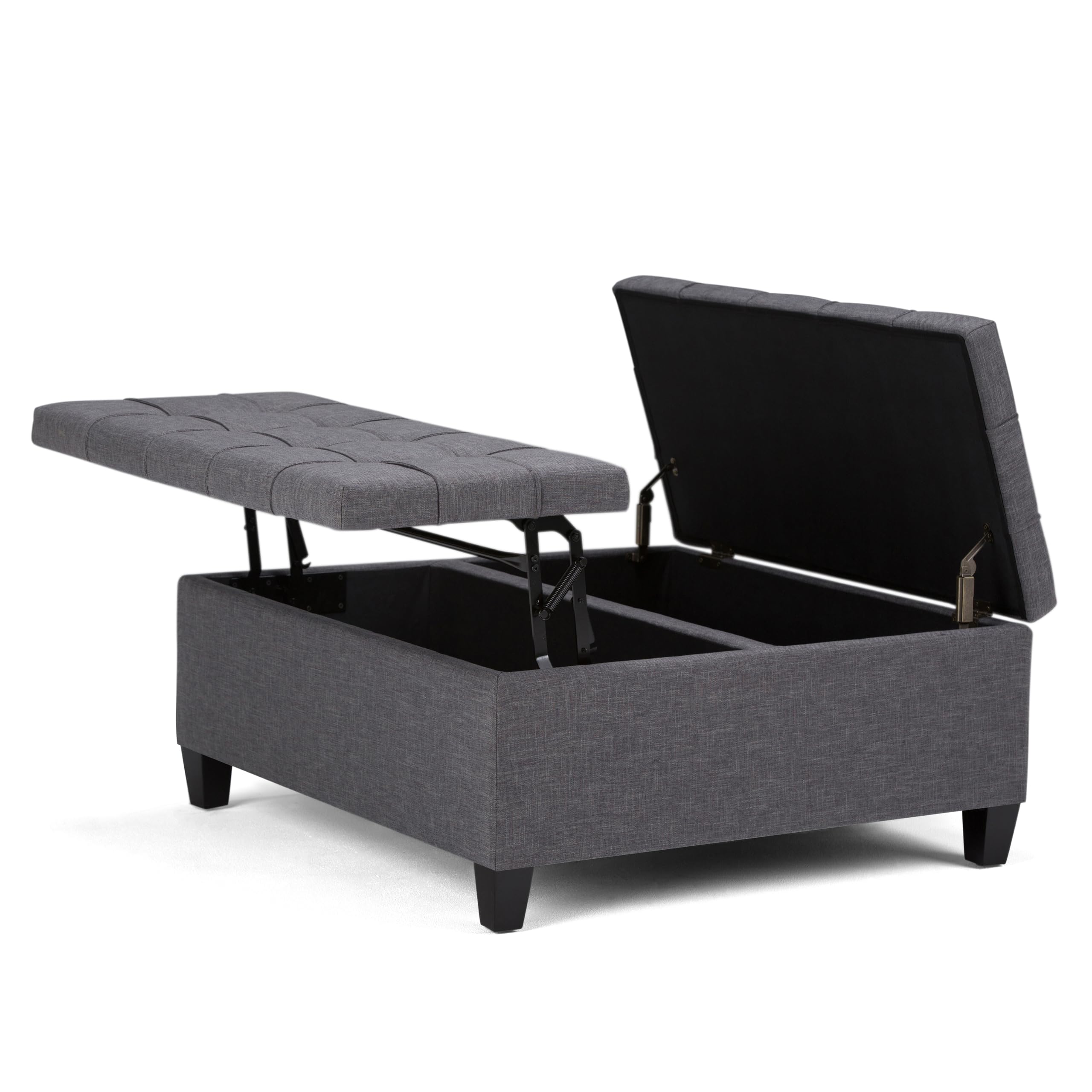 SIMPLIHOME 36" Lift-Top Ottoman