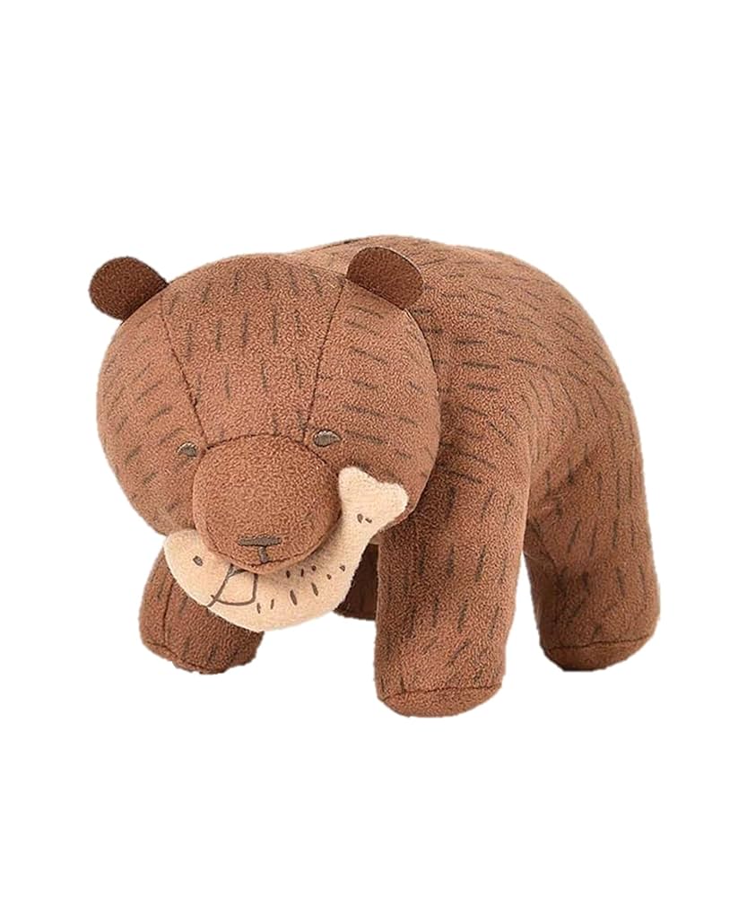 熊ぬいく・木彫り・熊・人形 北海道の民芸品、“木彫り熊”をぬいぐるみで 5年ぶりの再販決定