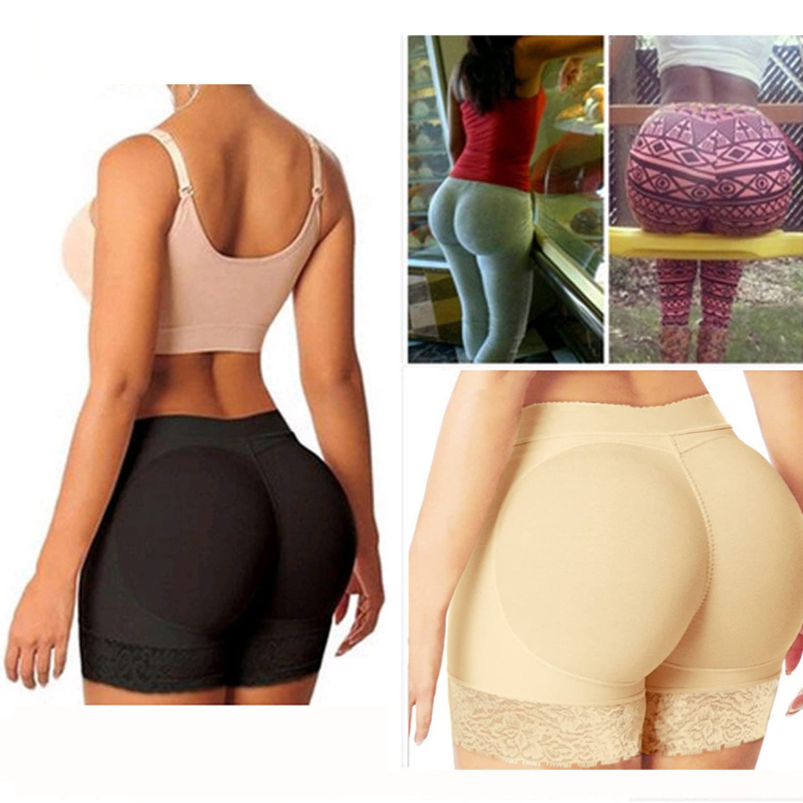 kobiece urządzenie do modelowania sylwetki seksowne, solidne spodenki kontrolne butt lifter damskie figi do spodni modelujących koronkowe