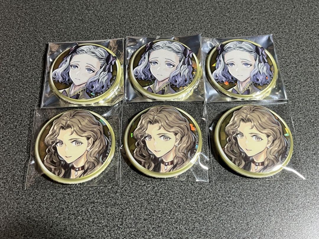 Amazon.co.jp: 人狼ジャッジメント缶バッジ VIP黄セリーヌ、ケイト 6個