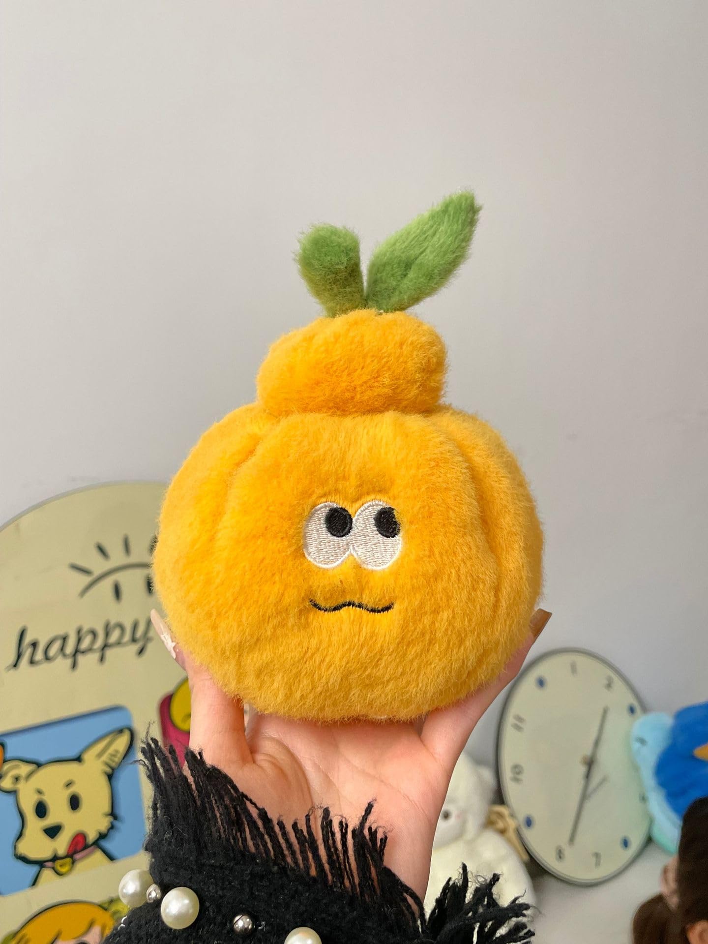 Amazon.com: Fogsea Adorable Orange Tangerine Plush Keychain with