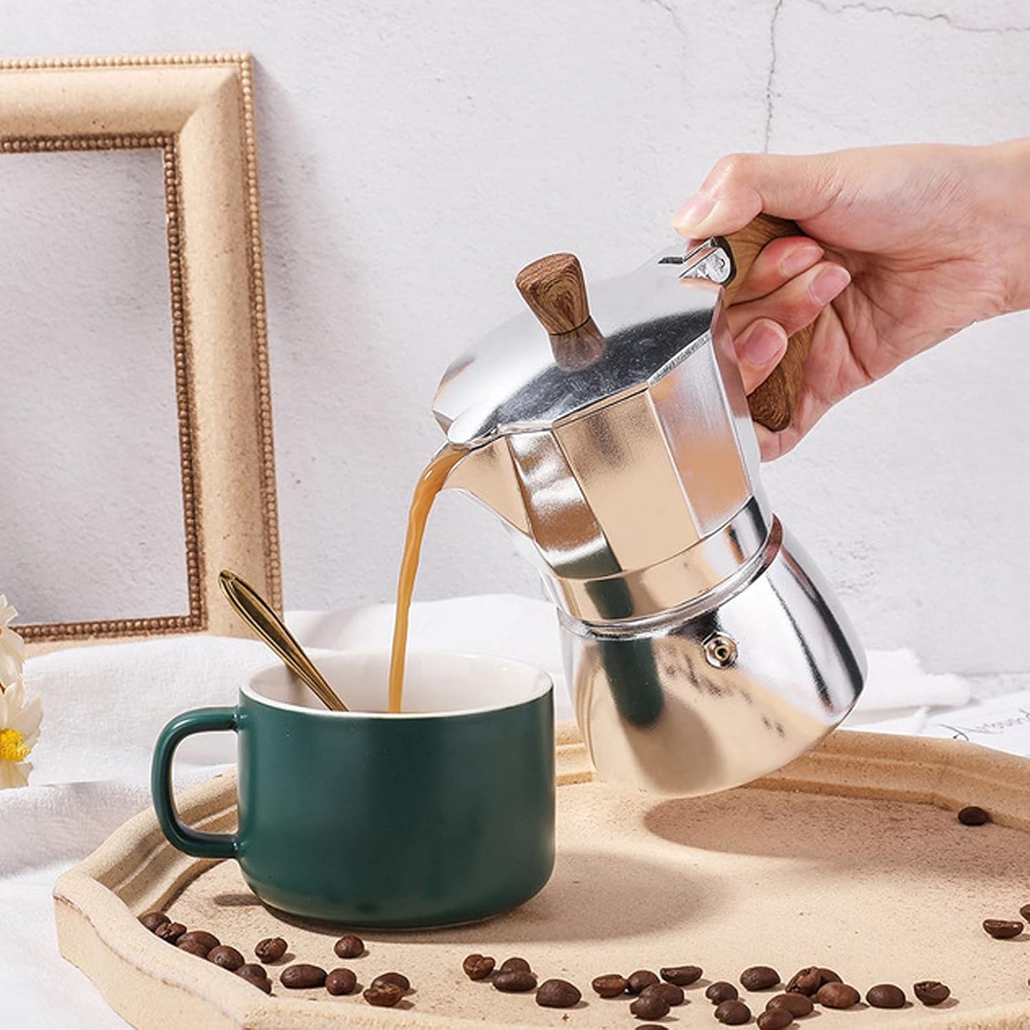 美品ビンテージ品アメリカ製ウェアーエバー社コーヒーポット