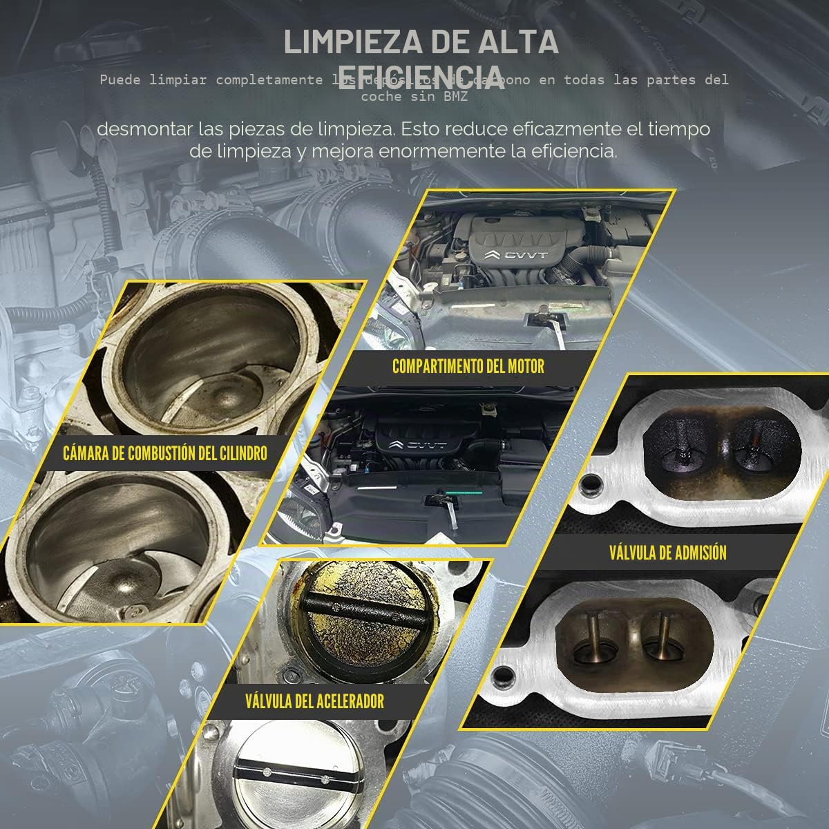 AUTOOL Máquina de limpieza de chorro de hielo seco para automóviles, limpiadores de chorro de hielo seco para automóviles
