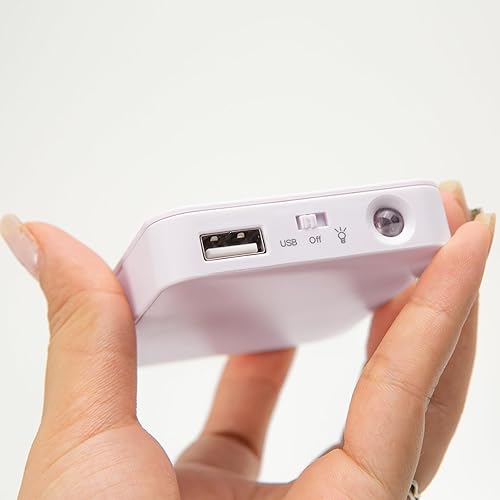Miniatura 3 de Soporte para cargador de teléfono alimentado por batería 4AA, soporte de batería para carga de emergencia, soporte de carga USB portátil con 4