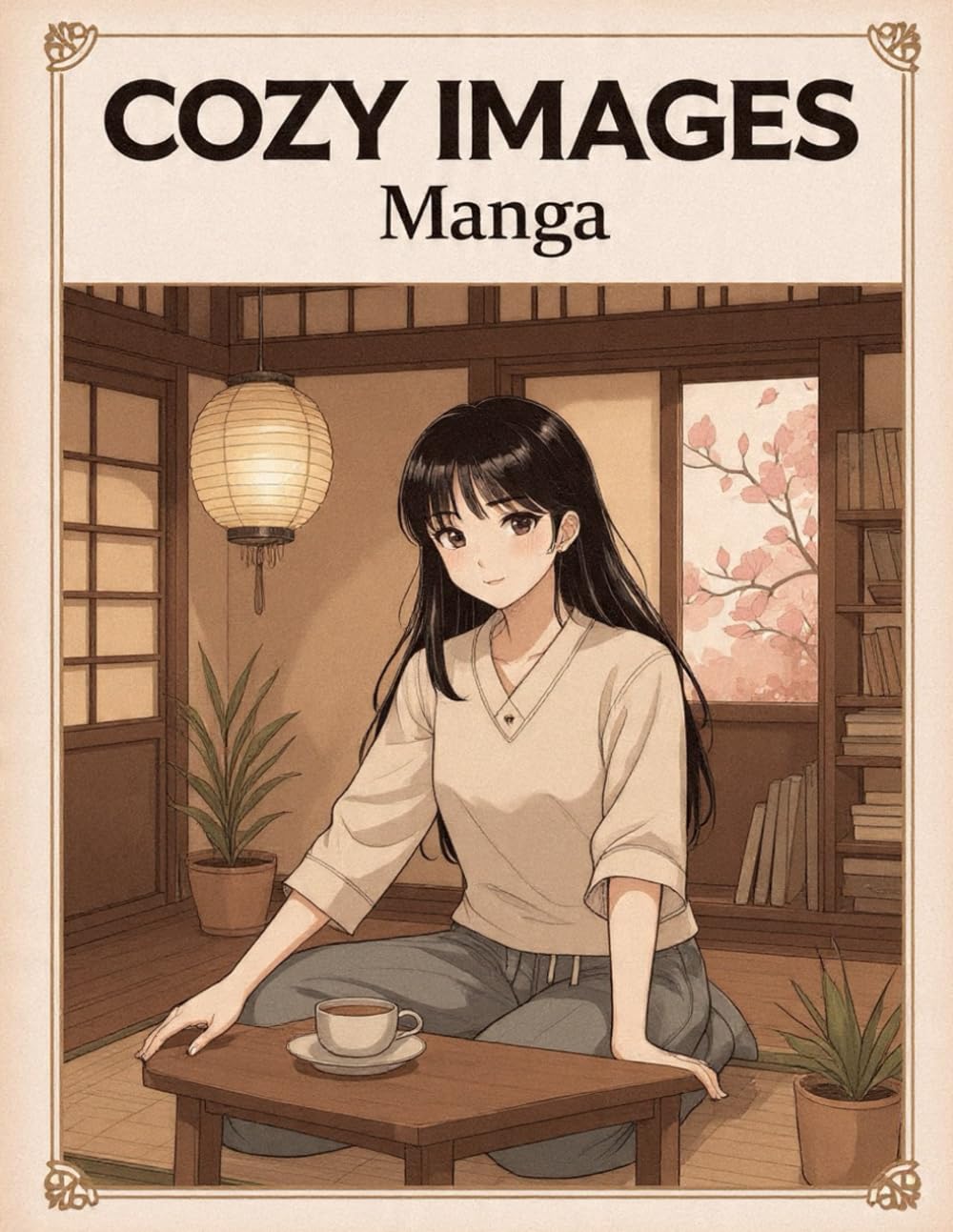 Cozzy Images - Manga: A Cozy Manga Coloring Book for Adults and Young Adults