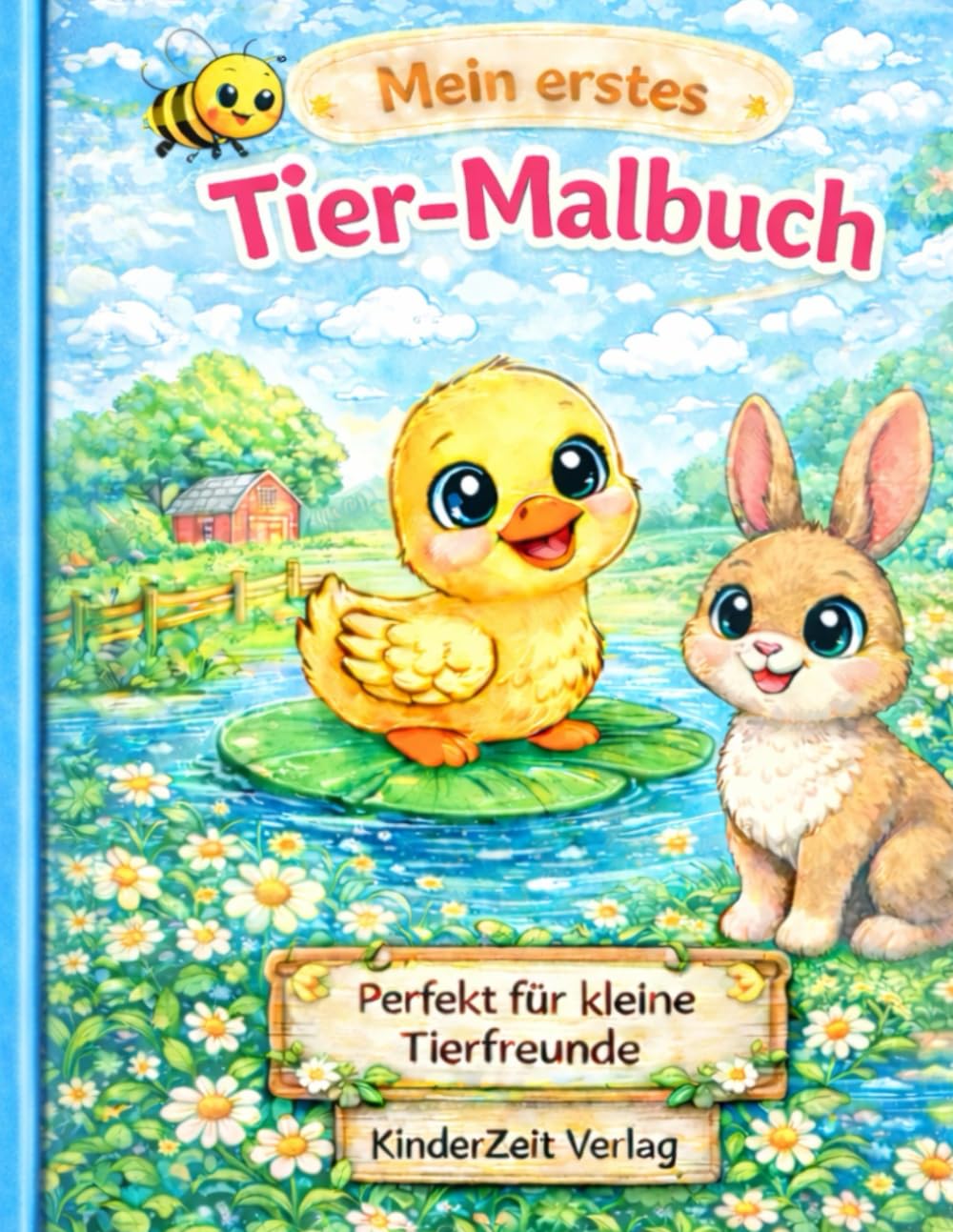 Mein erstes Tier-Malbuch: Große Motive & klare Linien für kleine Tierfreunde