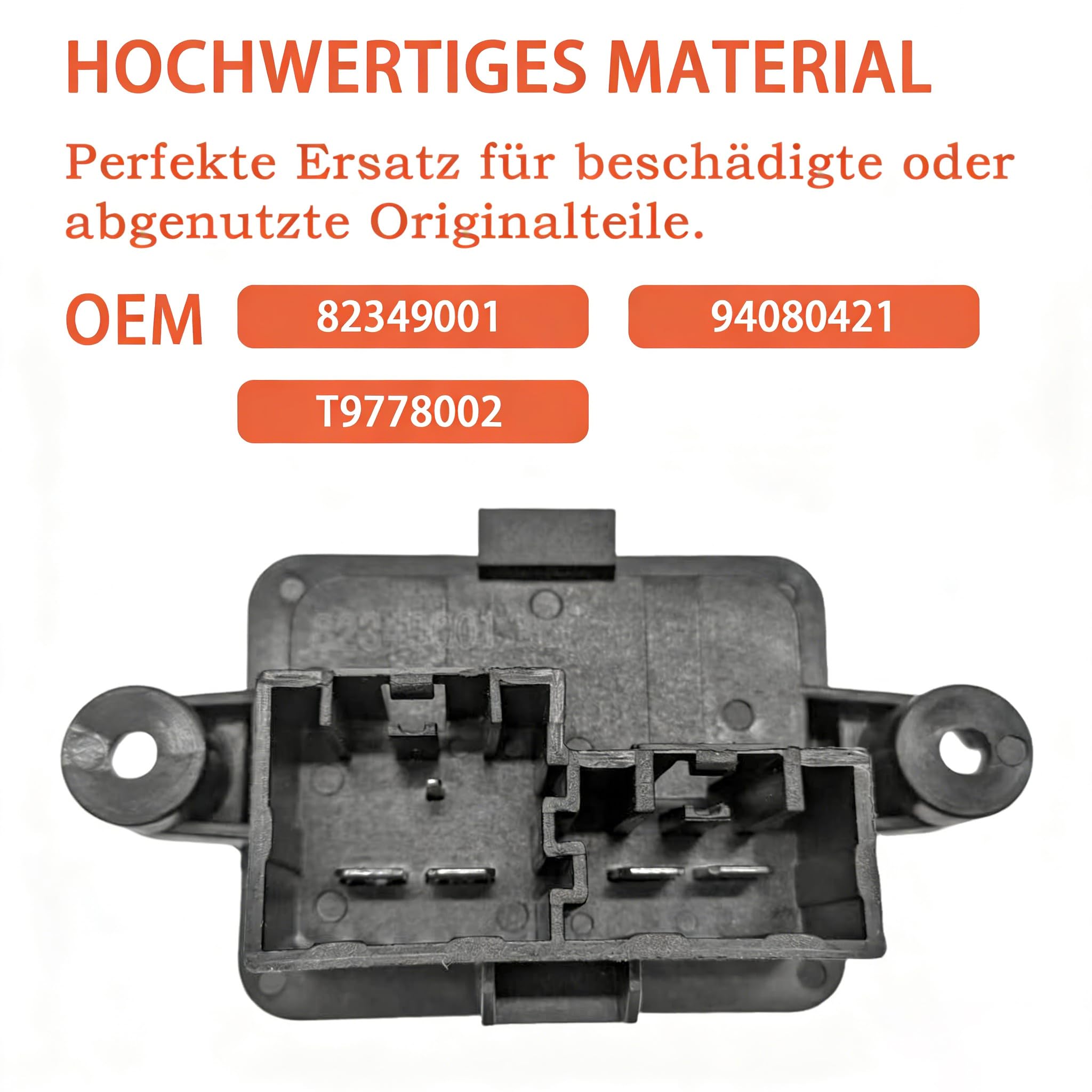 82349001 Heizlüftermotorschalterwiderstand für Volvo FH4 2015-2021 Euro6 Fahrerhaus 2015-2021, ersetzt # T9778002 294080421