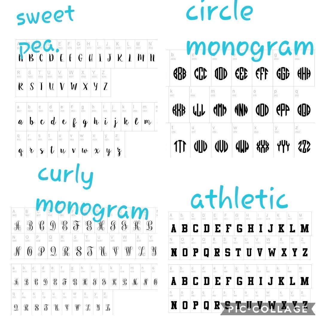 Women Teen Monogrammed Personalized 4 mats front and back Carpet Universal Fit Car SUV Truck Floor Mats