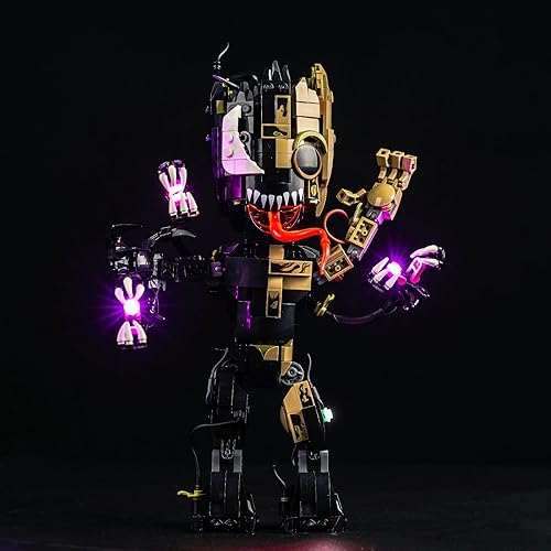 Miniatura 1 de Kit de luces LED mejoradas para Lego 76249 Venomized Building Set, Compatible con Lego 76249 (modelo no incluido)