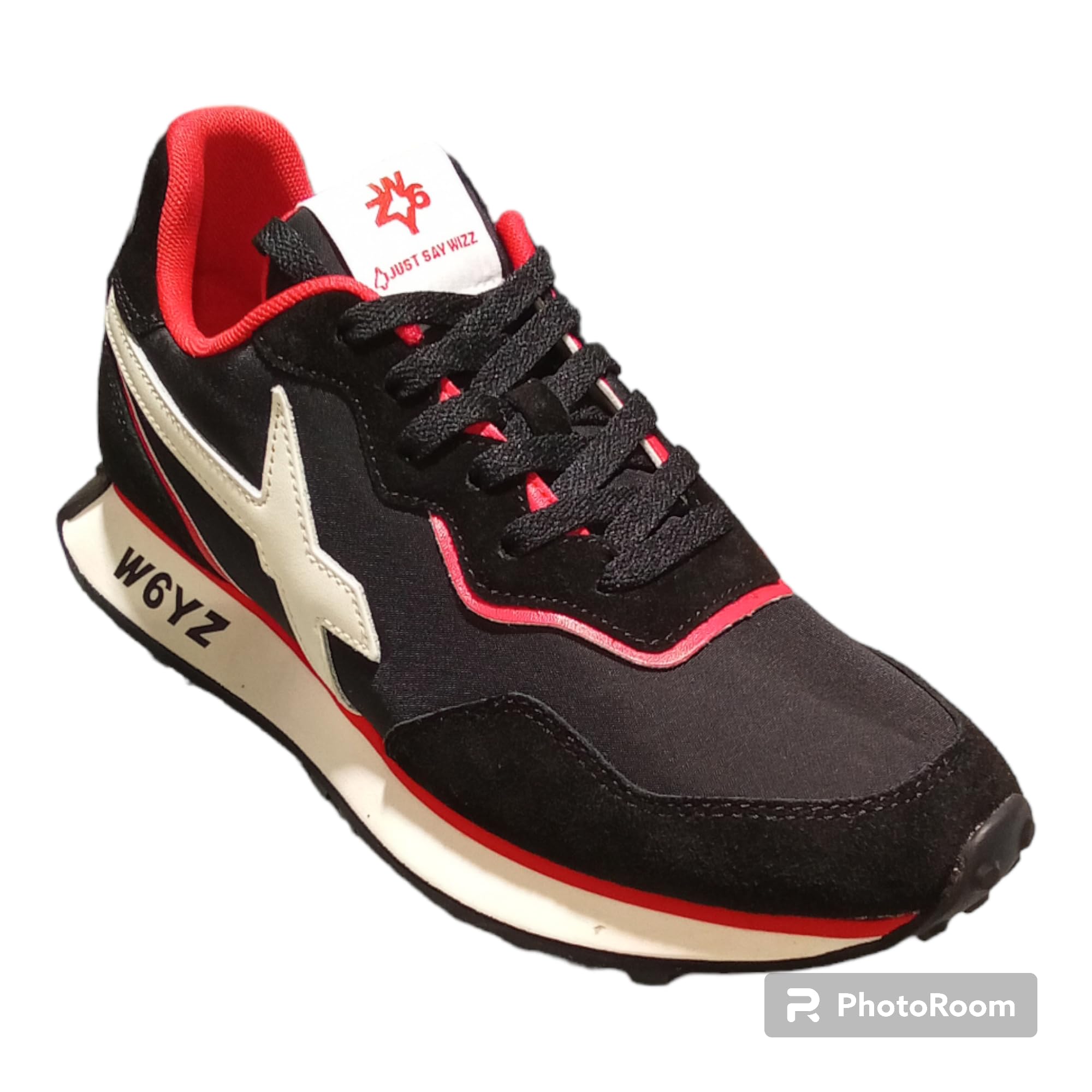 W6yz Men's Jet2-Uni. Oxford Flat, Black, 12 UK