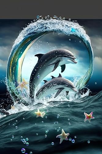 Miniatura 10 de ZKOPAVS Kits de pintura de diamantes para adultos, kits de pintura por números, taladro completo, bordado de diamantes de imitación, lindo elefante