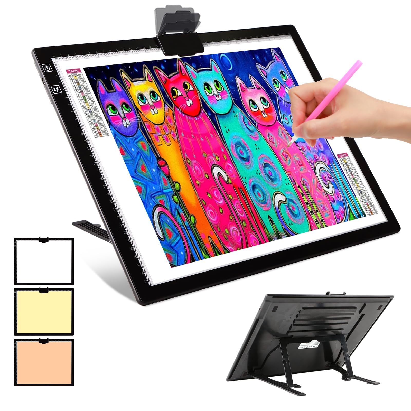 Amazon.co.jp: VECOHOTEL A3-D40 ライトパッド ブラック : ホビー