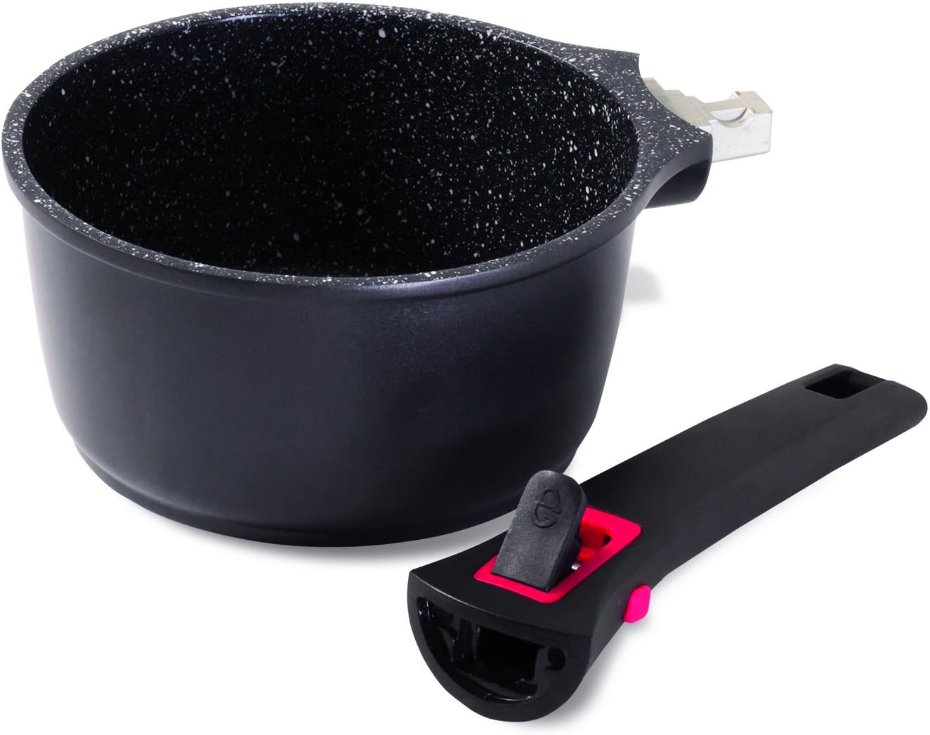 Baumalu 383607 Granite Pro Forged Aluminium Saucepan, 16 cm Black