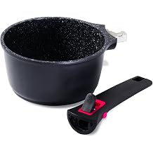 Baumalu 383607 Granite Pro Forged Aluminium Saucepan, 16 cm Black