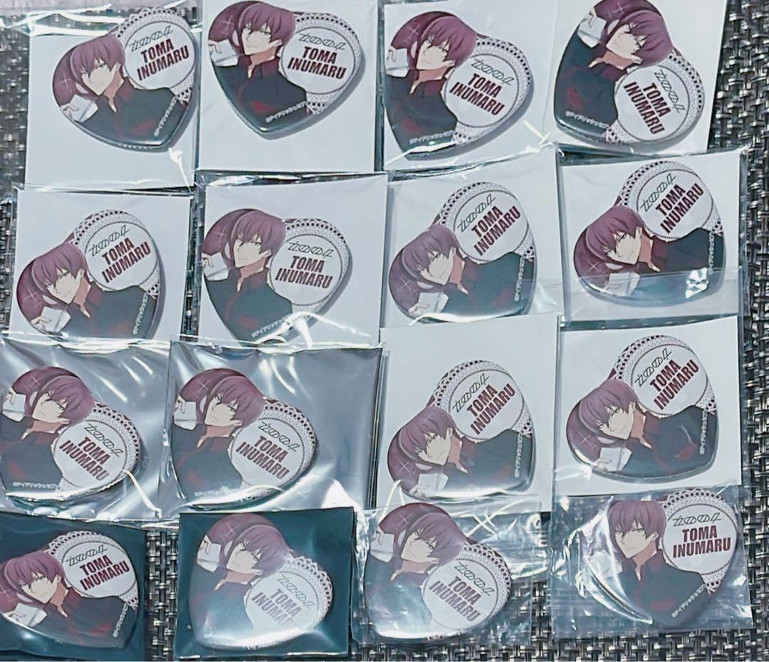 Amazon | 狗丸トウマ ハート缶バッジセット まとめ売り | アニメ・萌え