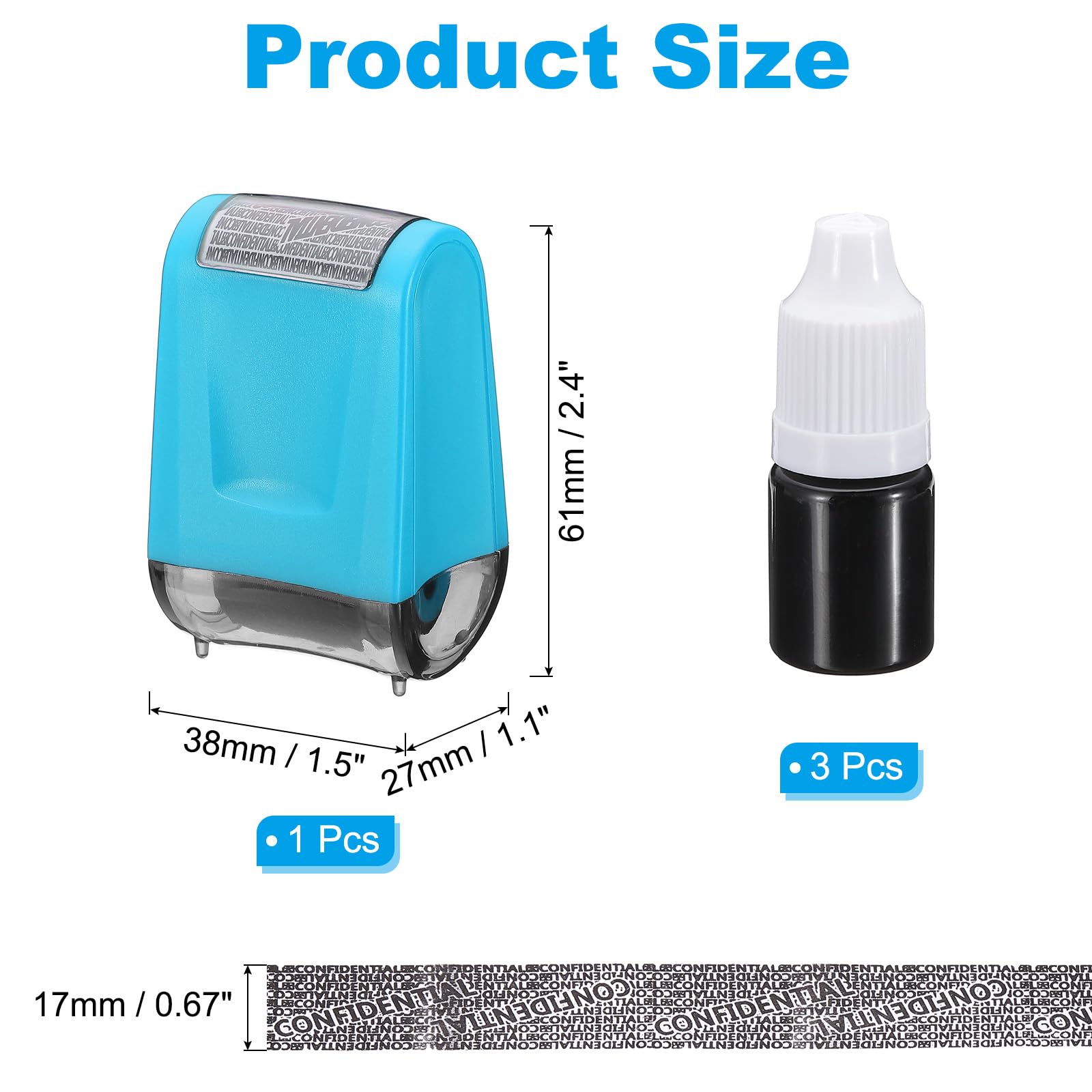 PATIKIL Identity Theft Protection Roller Stamp - Image 2