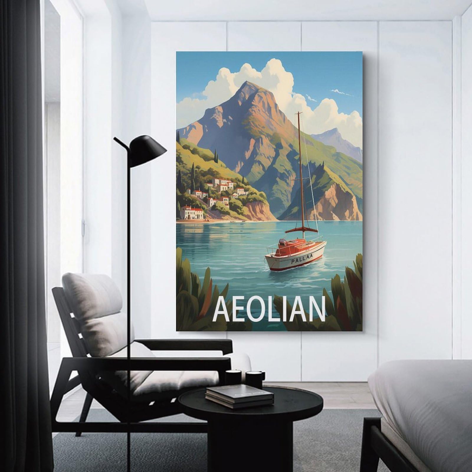 Affiche vintage des villes du monde art mural
