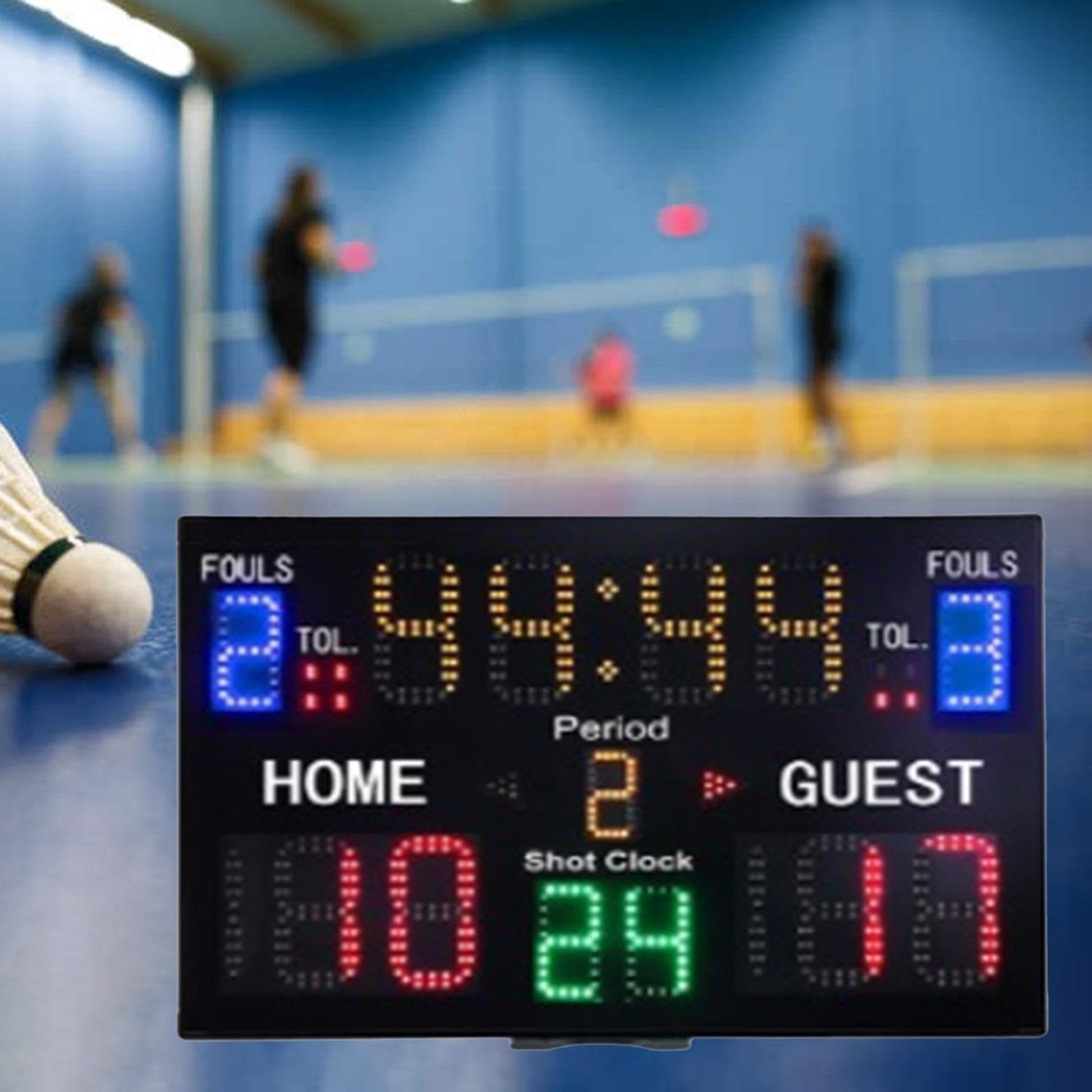 Tabellone Segnapunti di Pallacanestro Del'interno Elettronico Conteggio Fallo for Pallavolo Facile da Leggere