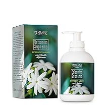 L’AMANDE – Sapone Liquido Mani e Corpo Fresco e Delicato, Bagnoschiuma Gel Detergente Nutriente e Idratante, Sapone Mani e Docciaschiuma Naturale alla Rosa e Ylang-Ylang – Gelsomino Supremo, 300 ml