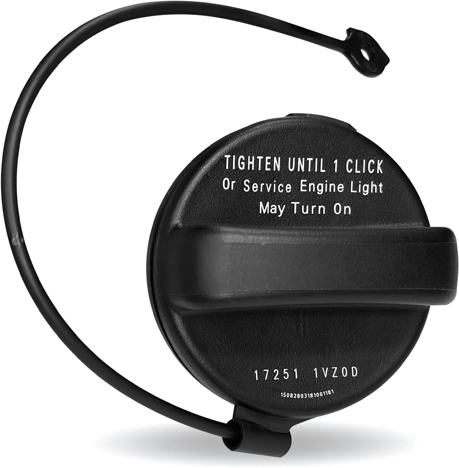 Beypovk Gas Cap, Fuel Cap Replacement OEM #17251-3JA0A 17251-9BD0E, Car Accessories Fuel Tank Filler Cap Compatible with Nissan, Frontier, Murano, Altima, Infiniti （Black)