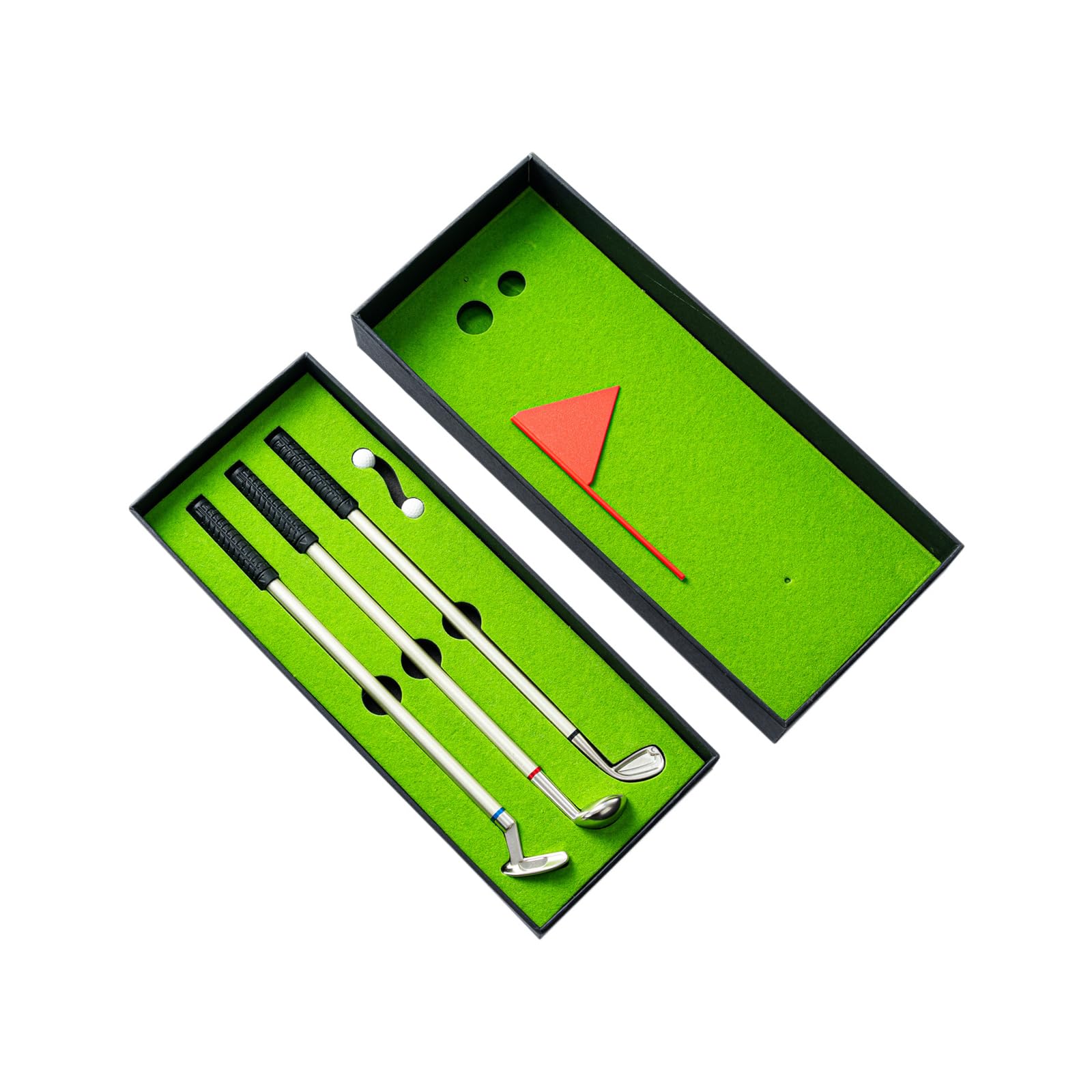 ThapncowGolf Pen Gift Set, Cool Office Gadgets, Desk Accessories, Mini Desktop Golf Gifts, Golf Club Pen Set for Men, Office Colleague, Desk Sports Games