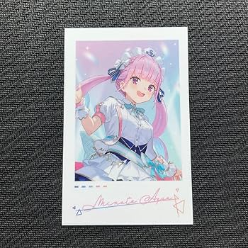 希少　湊あくあ　新刊セット　C100　チェキ風カード Amazon.co.jp: ホロライブ チェキ風カード 湊あくあ ブライト衣装