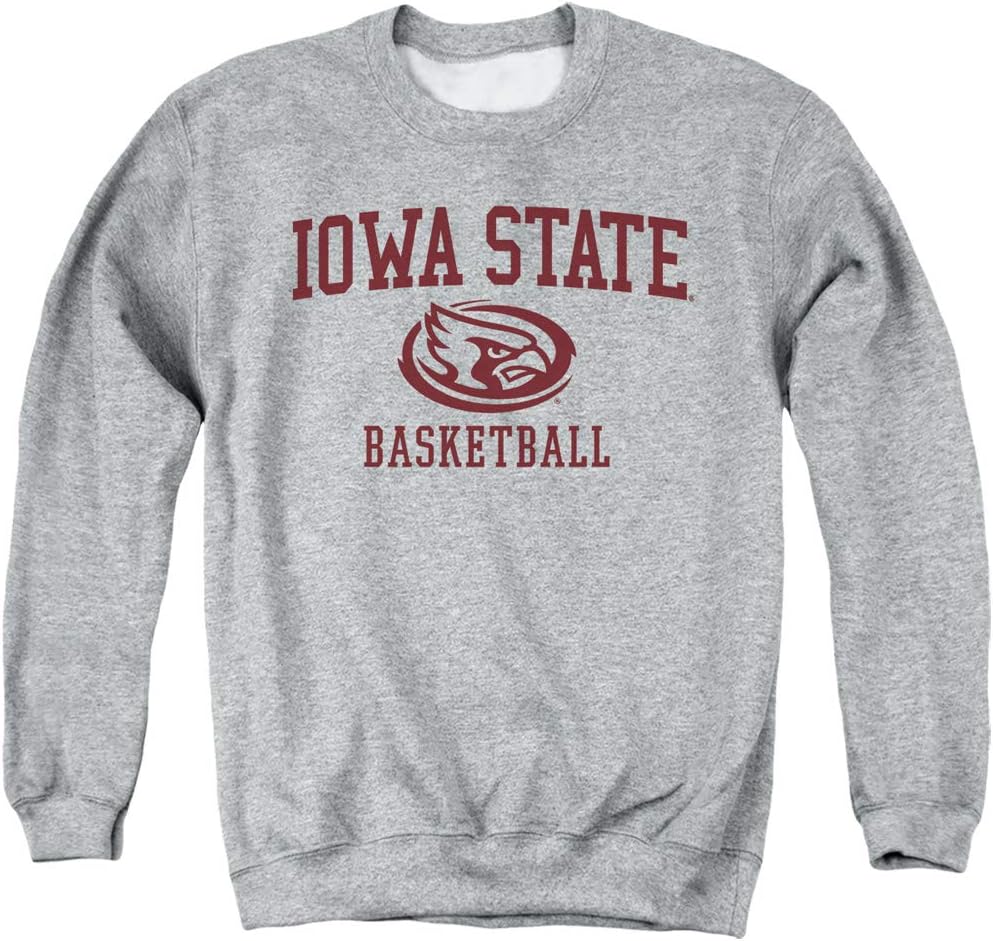 Iowa State University Official Basketball Unisex Adult Crewneck Sweatshirt
