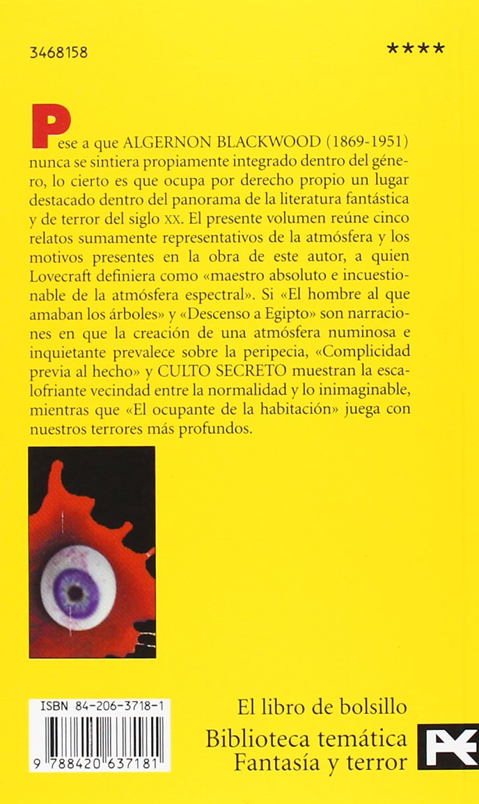 Culto secreto y otros relatos (El libro de bolsillo - Bibliotecas temáticas - Biblioteca de fantasía y terror)