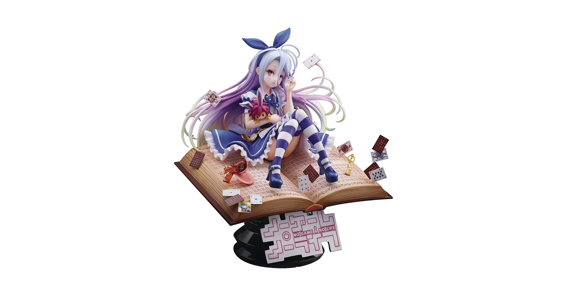 ノーゲーム・ノーライフ 白 不思議の国のアリス Ver. 1/7 フィギュア SHIBUYA SCRAMBLE FIGURE 白 -不思議の国の白 Ver.- 1/7スケール