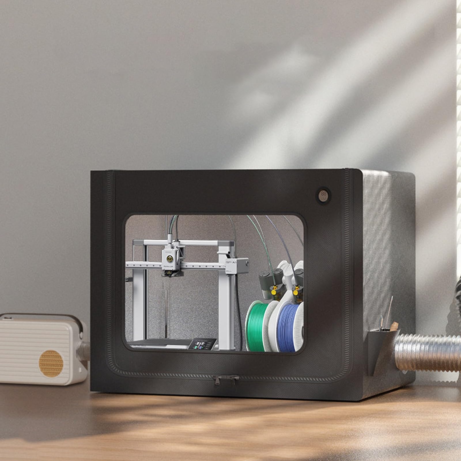 Custodia for Stampante 3D Kit di Ventilazione, Luce LED e essiccatore