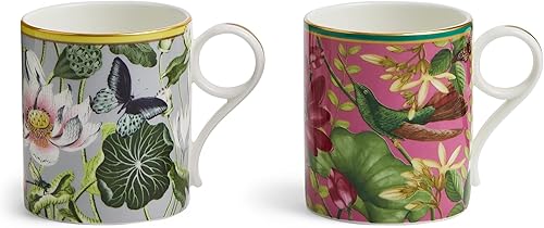 Wedgwood Wonderlust - Juego de 2 tazas pequeñas